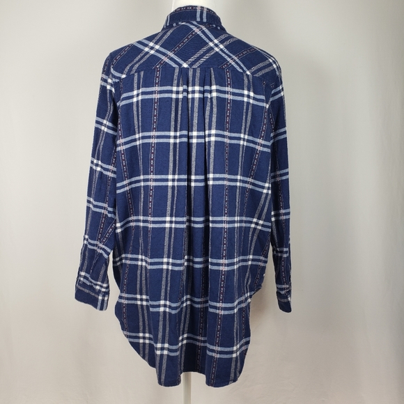 UO-BDG Farmer Plaid Obie Flannel Shirt - Picture 5 of 7